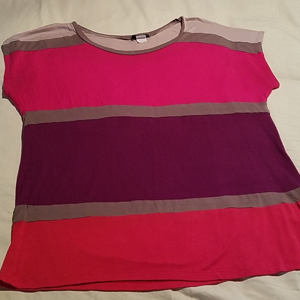 Colorful striped top